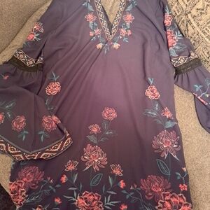 Flying Tomato Purple Boho Dress